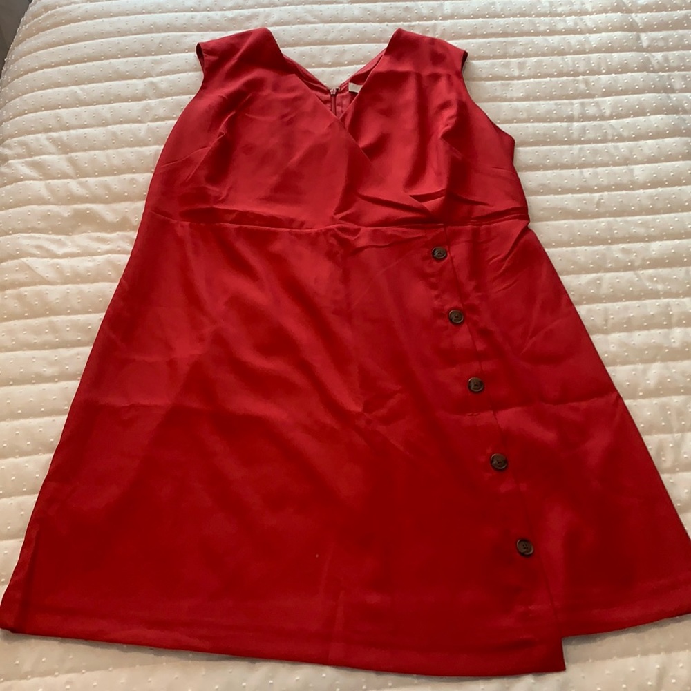 Loft Plus Red Dress 18w